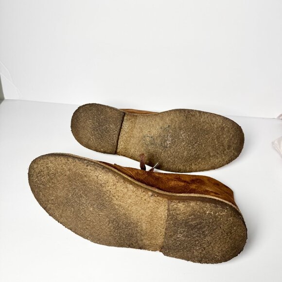 J. Crew Adults' 1990 MacAlister Men's Boots in Brown Italian Suede Sz 12 - Picture 8 of 9